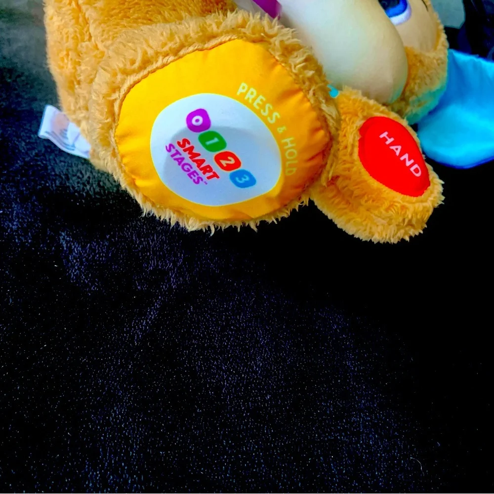 Fisher Price Smart Stages Interactive Bear 2017 Learning Sounds Plush - Picture 4 of 9